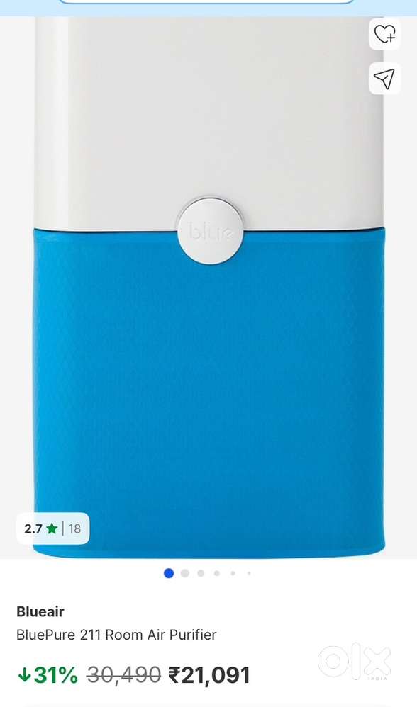 Blueair air purifier 211