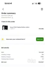 Sony PS5 Digital Edition Slim - 6 months old