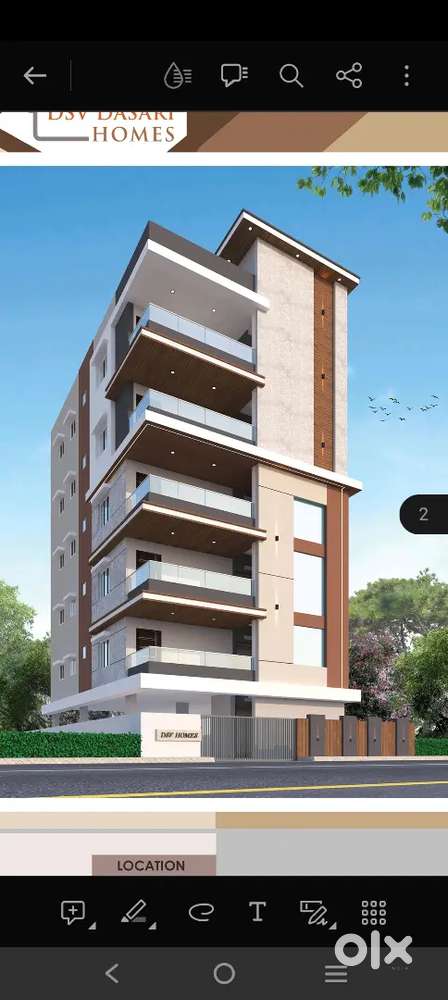 1800sft, North facing 3 bhk flat. Brand new . Pm palem .madurwada
