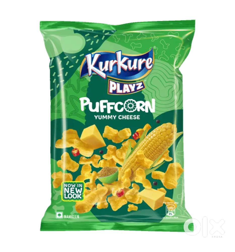 Puffcorn kurkure packaging scanning and Labelling