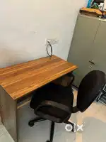 Compact Study Table with Comfortable Office Chair