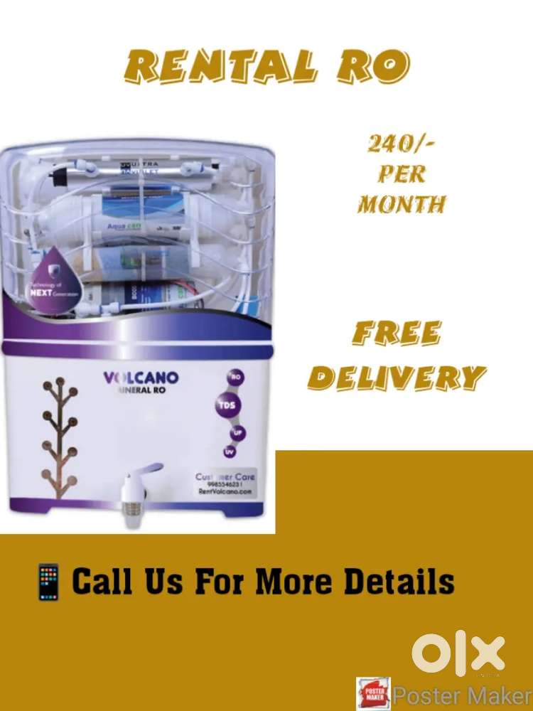 Water Purifier On Rent