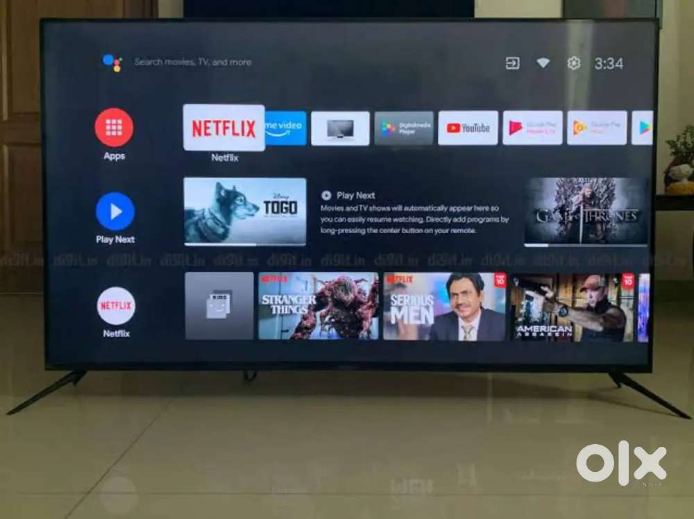 Realme smartv with 4k UHD and rod stand free