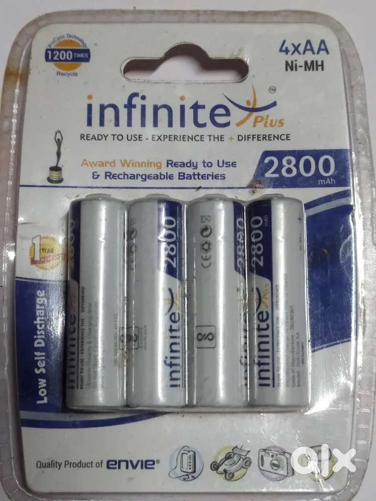 Duracell and envie rechargeable battery 10 pice