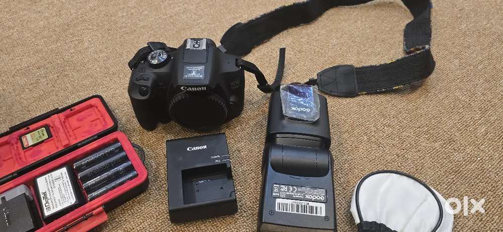Canon 1500 D sale with entire kit
