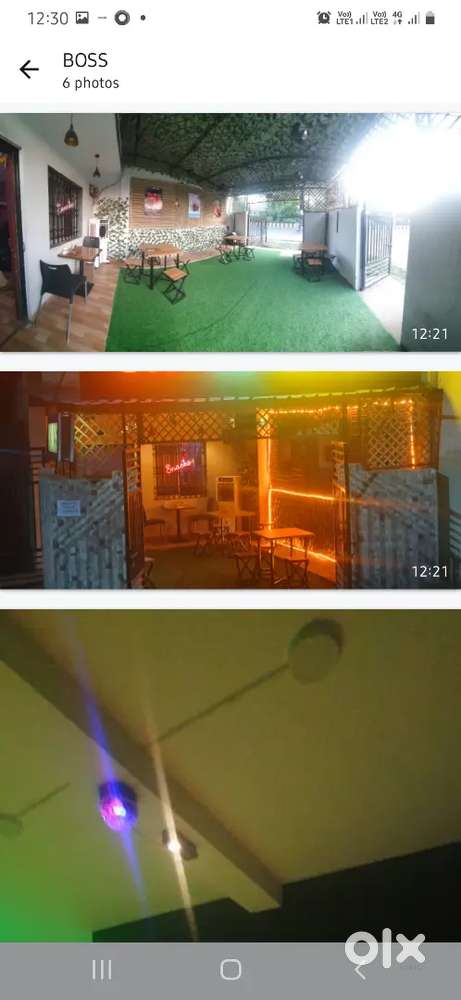 Furnished cafe for rent