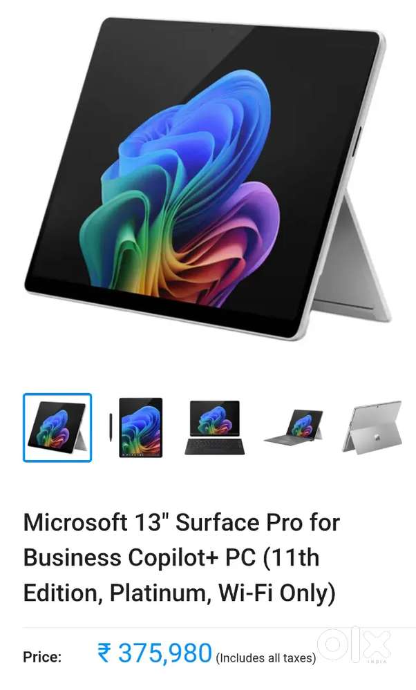 Surface Pro 11 Business Edtn Ultra 7 Series 2 under Warranty