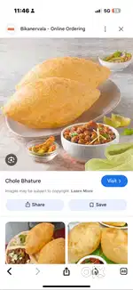 Chole bhature chef