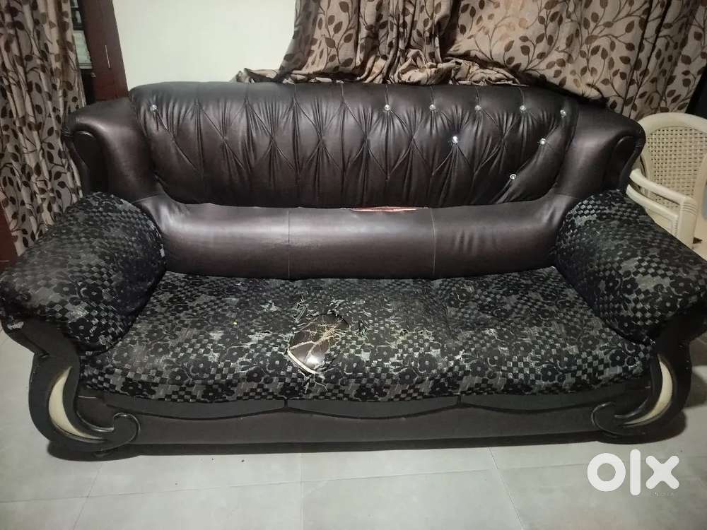 Sofa set 3 seater & Dining table with 4 chairs