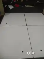 Bed with mattress
