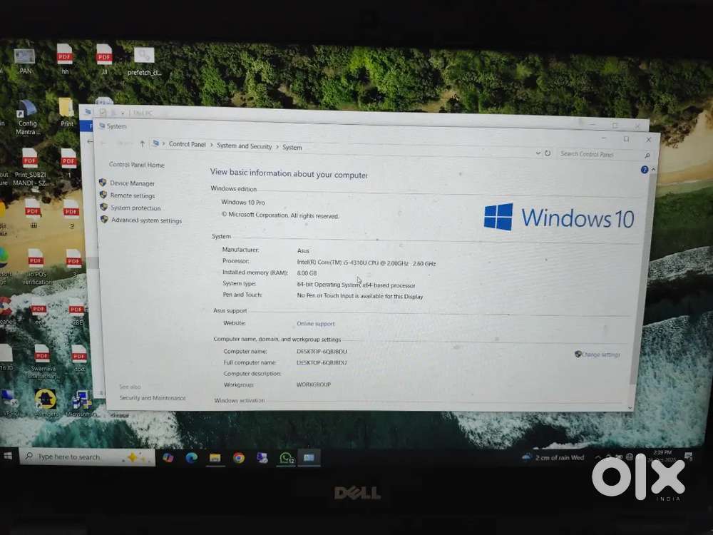 Dell intel core i5, 4th generation laptop for sale