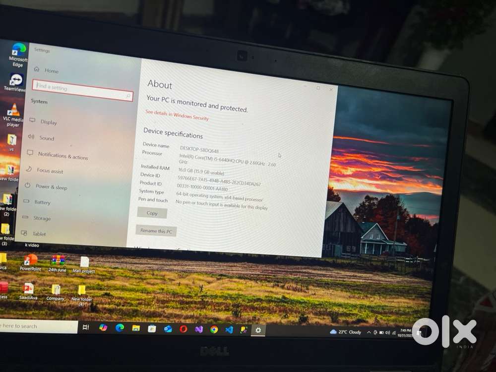 Dell Core i5 6th gen Gaming Laptop
