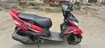 YAMAHA RAYZ; MODEL 2018 ; SELF STARTER; BLACK & RED COLOUR; BS4 MODEL