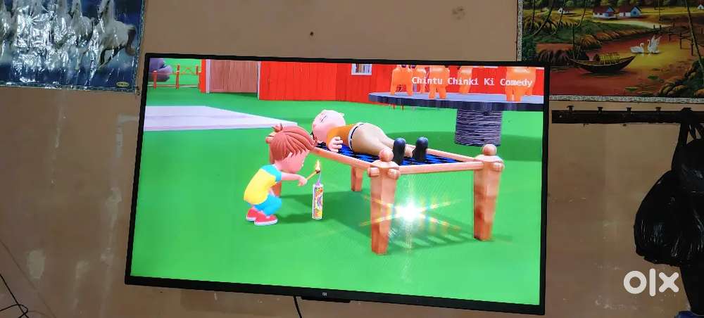 Mi android smart tv 52 inc running condition