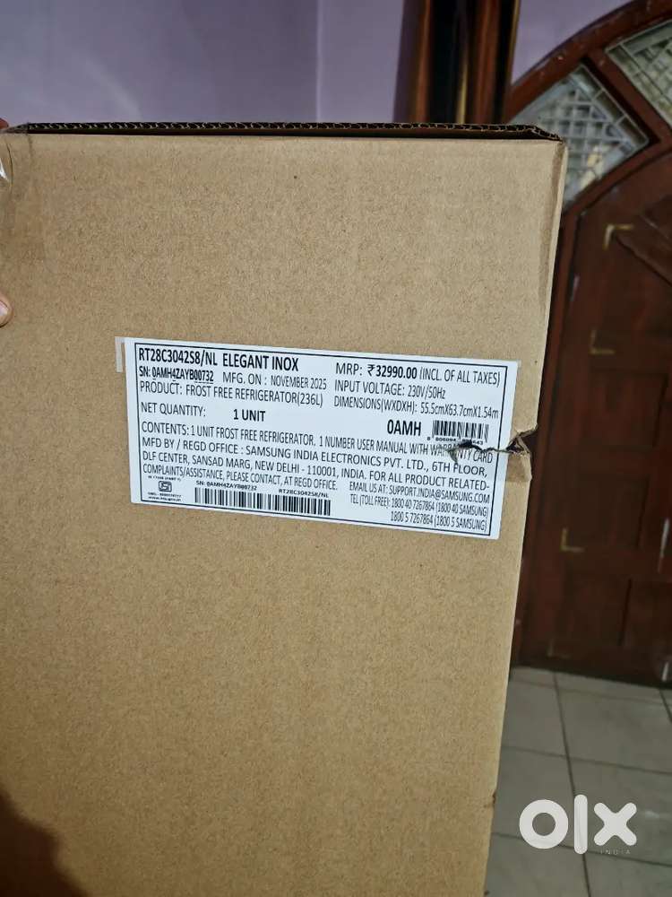 Samsung double door fridge seal pack