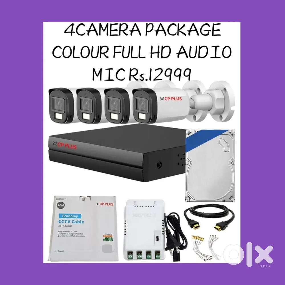 CCTV CP PLUS CAMERA SET WITH INSTALLATION

...