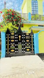 3 bhk long and drawing hall with camera installation