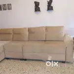 Four seater L-Shaped Durian couch