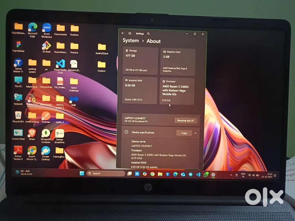 Hp Laptop Best in condition one year old