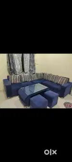 Sofa, bed , almira, t table , t v. Rack , study table