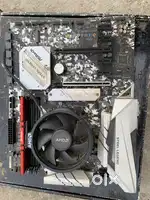 B450 Steel Legend Motherboard + Ryzen CPU + RAM + Wi-Fi Router