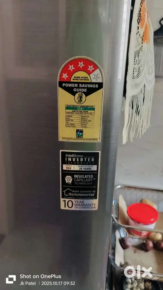 Whirlpool Single door refrigerator