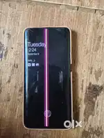 Phone touch screen damage display line and back panel damage all right