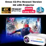 Live Demo 3D 4K New C2 Pro 6800 LM 4D Keystone LTPD Display Projector