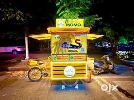 Food cart with LEDs and driver cycle pattern
