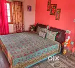 One room set with attached washroom kitchen