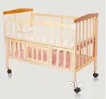 Wooden cot for baby