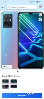 Vivo Y75 5G 8/128gb