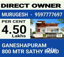 Kovai saravanampatti near DTCP Site Sale kovilpalayam