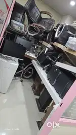 Office purpose furniture and computers