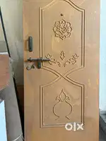 2 wooden doors