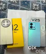 vivo v 25 ! 8 128 realme 12 pro 12 256 dono ka box h bs ur kuch nahi h