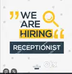 Immediate opening for a male front office assistant.