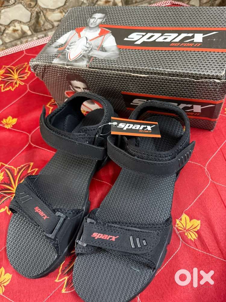 Sparxs men black sandal