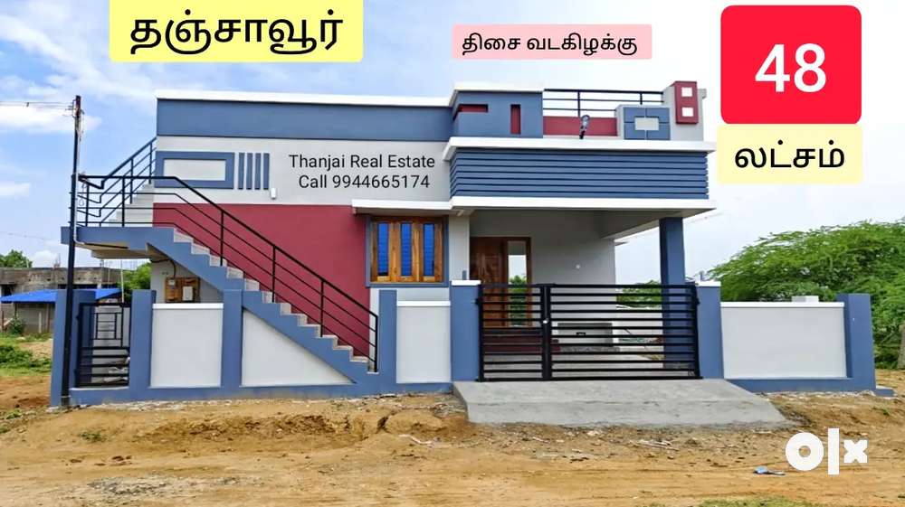North east corner DTCP approval New house sal in Thanjavur MC road