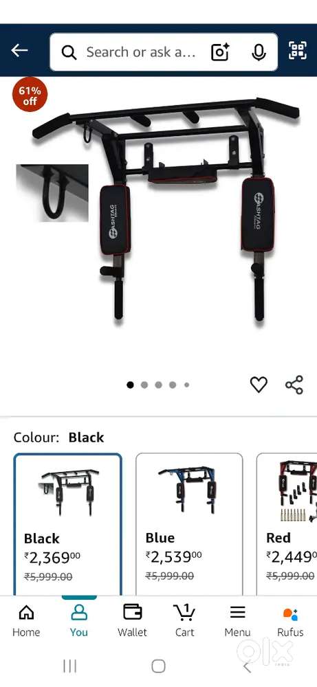Gym - hashtag wall mounted Push up bar / bodyband abs rollar /skiprope