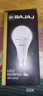 9 watt bajaj company inverter bulb only 150