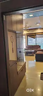 Available 3bhk fully furnished flat for rent in Gandhinagar