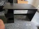 Desktop / Laptop table with side space + Rotating office chair combo