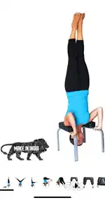 Yoga headstand bench