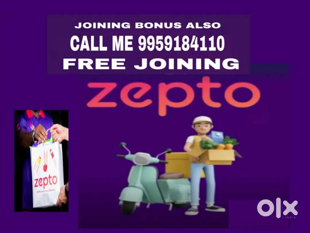 JOIN ZEPTO DELIVERY FREE JOINING IN HYD JOINING BONUS 10000 RS ALSO