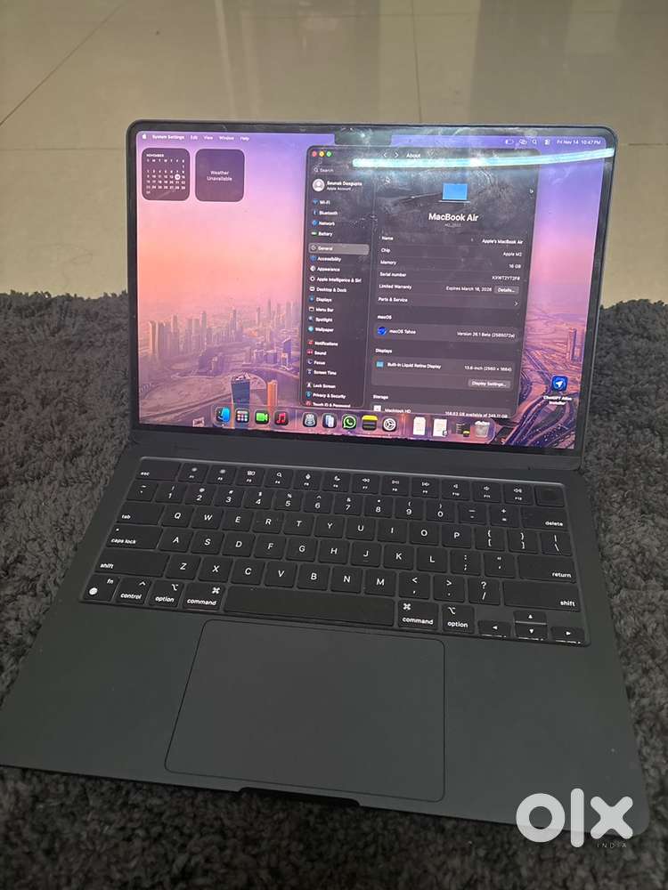 Macbook Air M2 16GB Ram