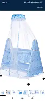 Supples Baby Cradle with Swing and Mosquito Net