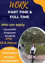 Person need work part time & full time