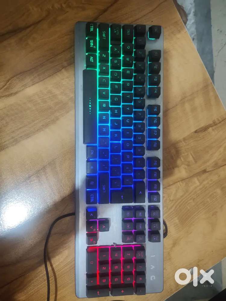 Urgent Selling 1 A G Light Keyboard and Red Gear  Mouse.