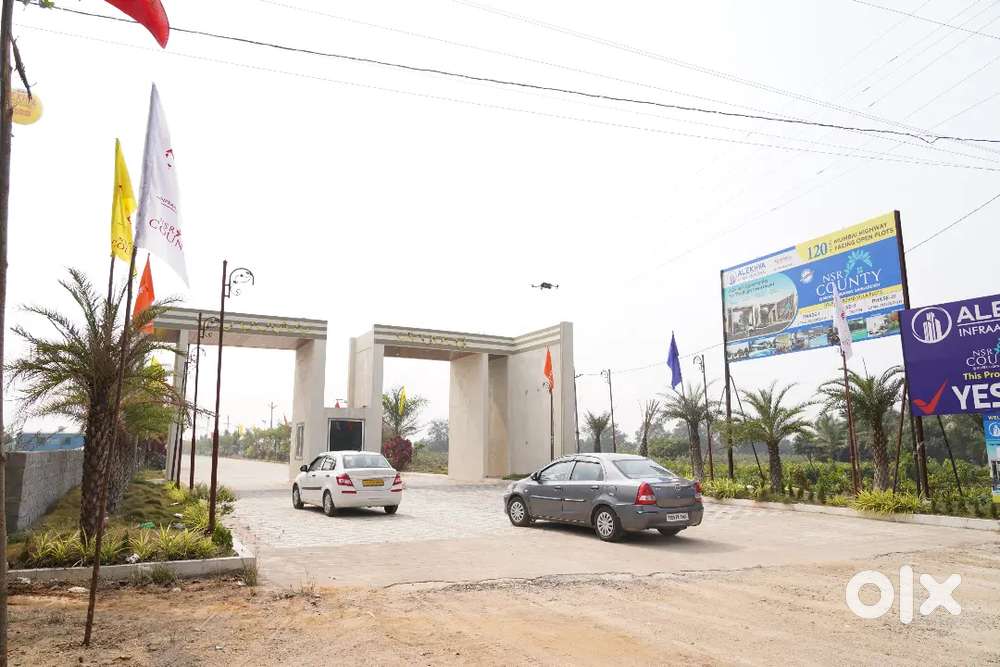 Mumbai Highway facing RRR just 1km NSR County resal Plots available